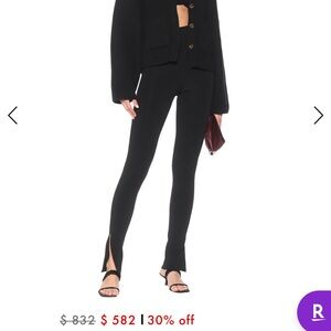 KHAITE Roonie Side Slit Leggings